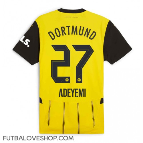 Dres Borussia Dortmund Karim Adeyemi #27 Domáci 2024-25 Krátky Rukáv